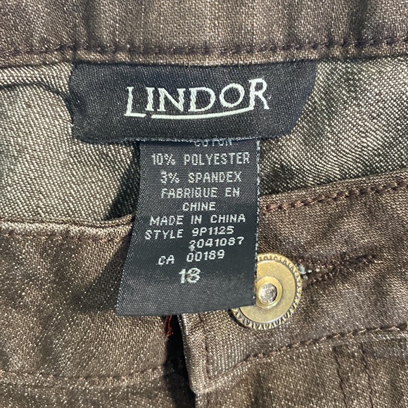 Brown Stretch Jeans ~ 18 - Picture 3 of 8